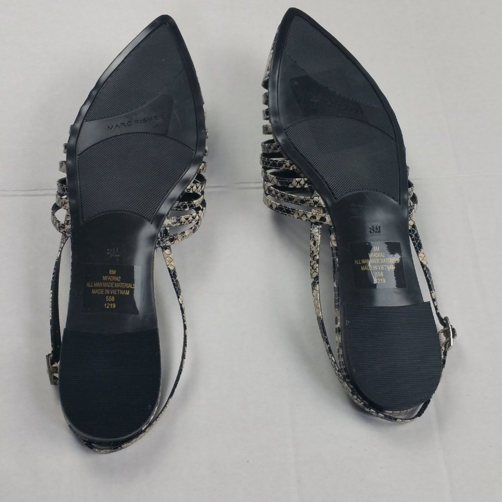Marc Fisher Snakeskin Slingback Flats Women - Picture 6 of 6